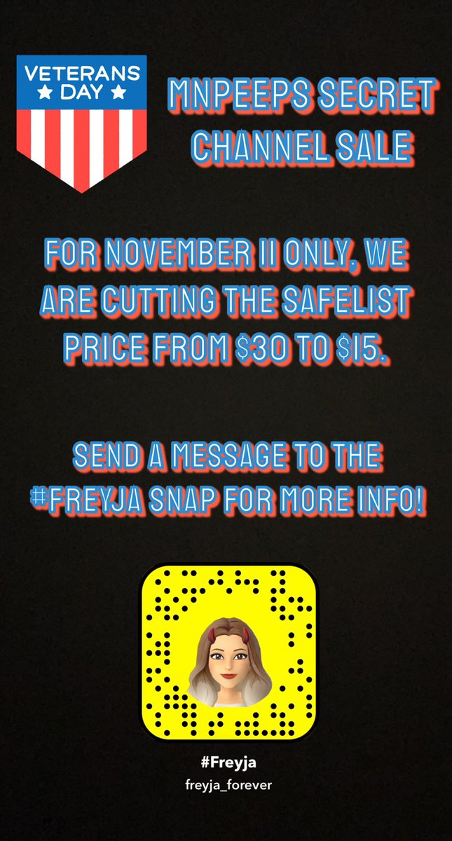 mn_freyja's tweet photo. Wanna join the safelist for #mnpeeps? We’ve got a sale going! ❤️❤️❤️ https://t.co/ADF3PpZcoX