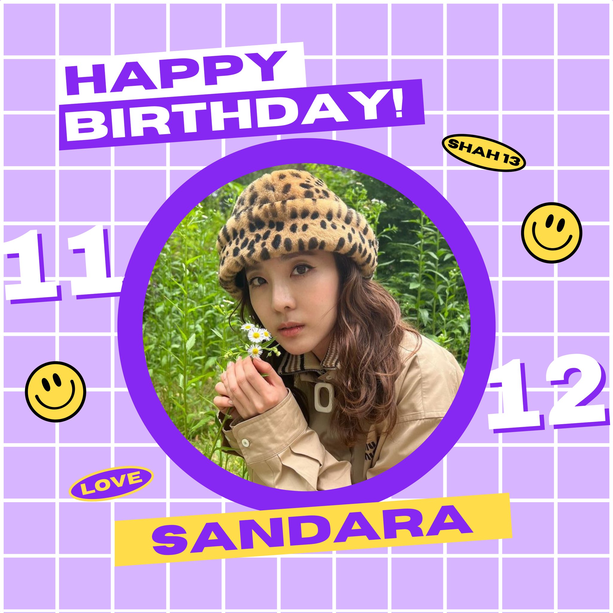 [ ] Happy Birthday to...

> Sandara Park | Soloist    