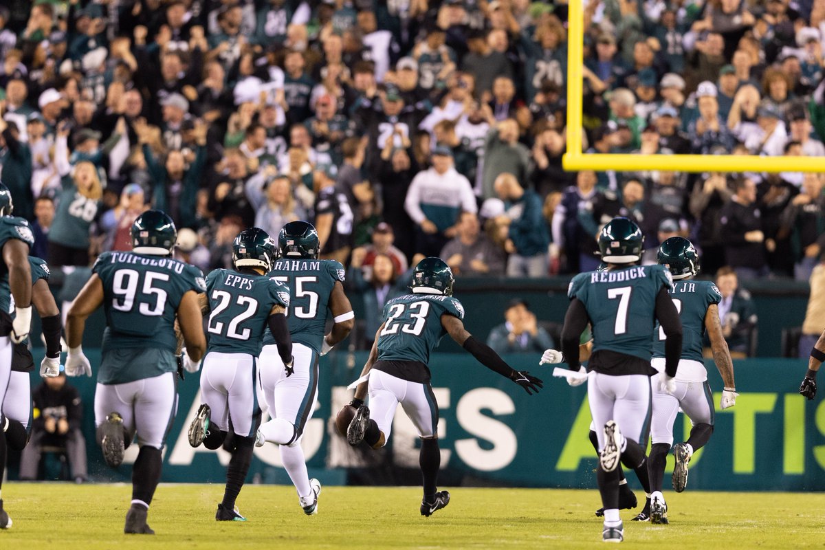 The Eagles have allowed a score on 26% of drives this season... Lowest in the NFL 🦅