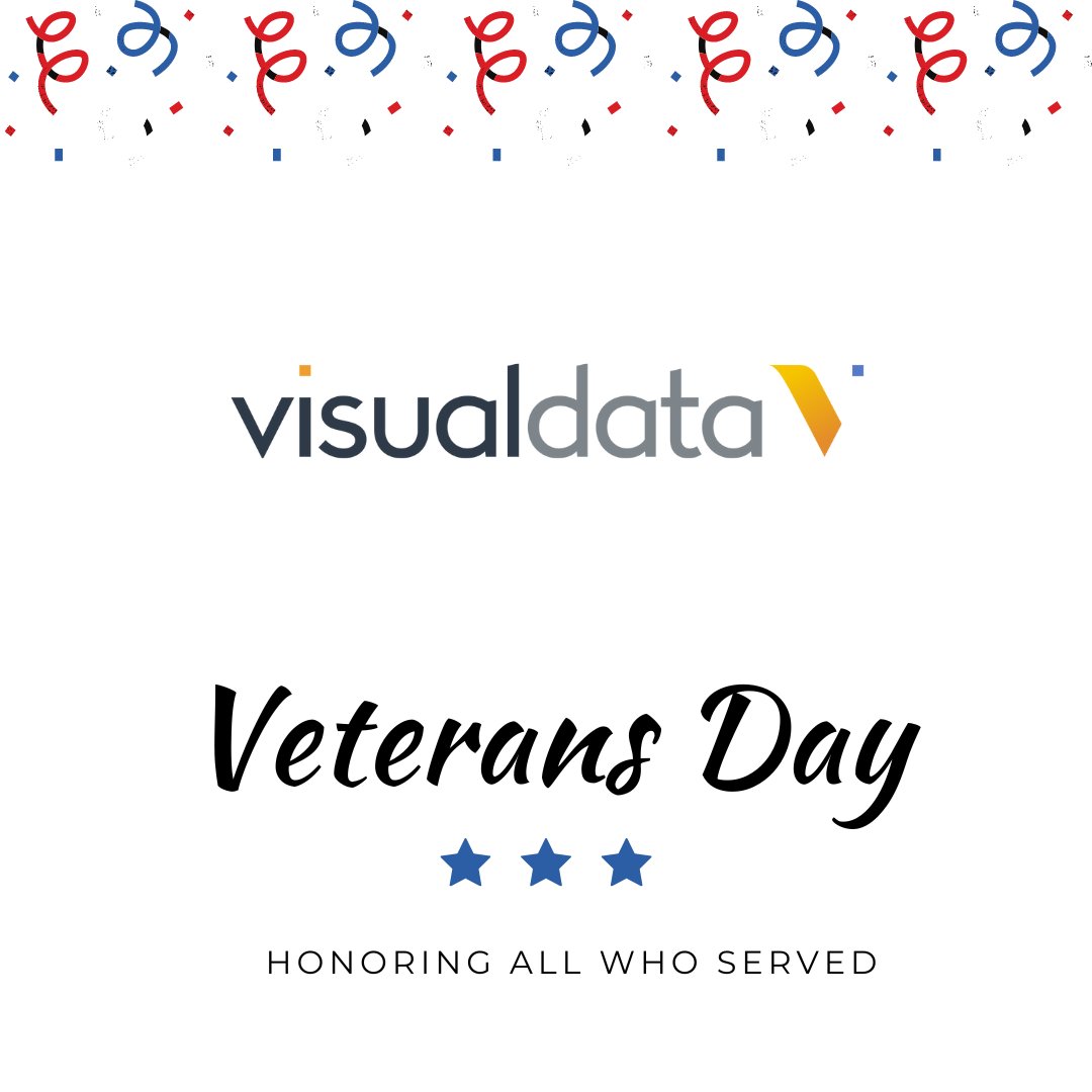 wearevisualdata's tweet image. Honoring all those who have served &amp;amp; those who continue to serve. #veteransday 

#wearevisualdata #visualdata