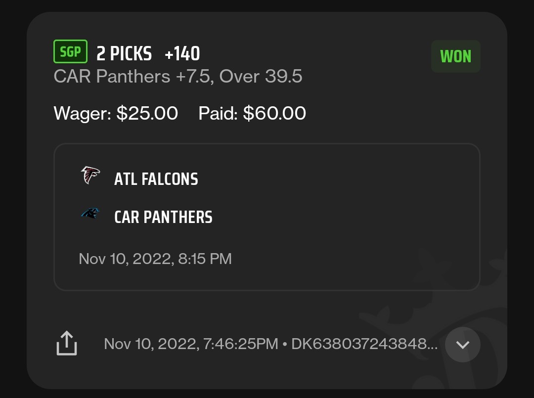 Reaper11459058's tweet photo. @Jeff_Mans Winners Win!! He's on 🔥.
Oh yeah and DK just gave me 100% profit boost for SGP this weekend. In the words of Billy Madison, " Now you're all in big big trouble!!" https://t.co/NY1zeimsiY