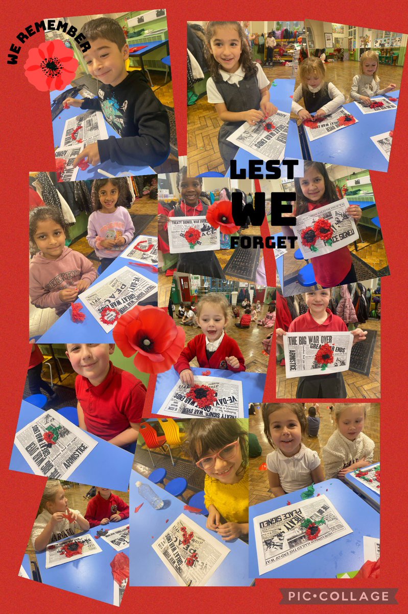 TerraceRoad's tweet photo. #trpsquirrels produced some amazing poppy art work as we learnt about Remembrance Day today. The children already knew so much and we learnt about the symbolism of the poppies. #trpethel #trphum #trpea #RemembranceDay https://t.co/1EfX9OWltE