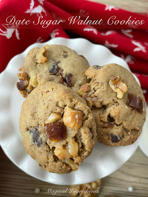 magicalingrdnts's tweet photo. Date Sugar Walnut Cookies - #Delicious #healthy #walnut and #dates #cookie for your #cookietray this #holidayseason! #Nosugaradded! #egglessbaking #holidaybaking #christmascookies #datesugar https://t.co/vuaBM4R6SP https://t.co/nABj4tfpmo
