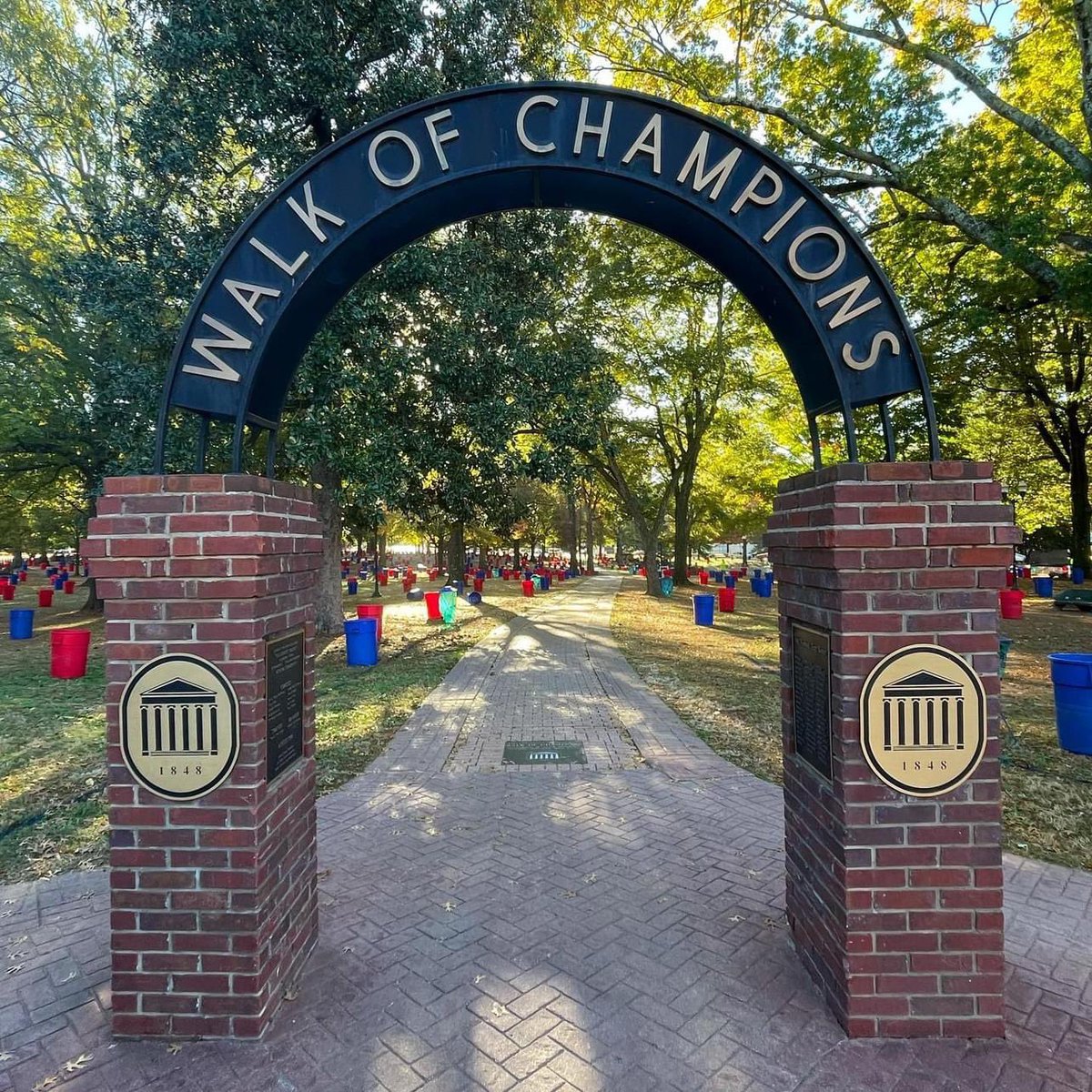 olemissbound's tweet photo. Taking in all the views of the last Trash Can Friday of the season! 🥲😍
Today we host our final Fall Friday of the year, and tomorrow we cheer on the Rebs in the Vaught! 🏈
#OleMissBound #HottyToddy https://t.co/vPRnrKOrOh
