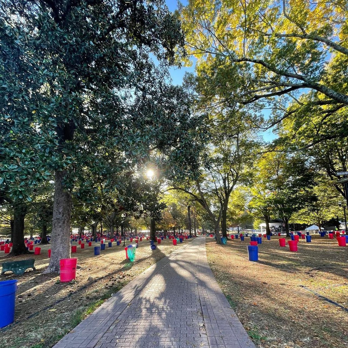 olemissbound's tweet photo. Taking in all the views of the last Trash Can Friday of the season! 🥲😍
Today we host our final Fall Friday of the year, and tomorrow we cheer on the Rebs in the Vaught! 🏈
#OleMissBound #HottyToddy https://t.co/vPRnrKOrOh
