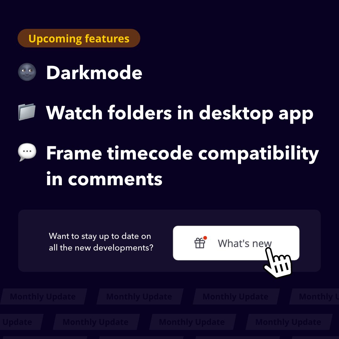 Medialabnl's tweet photo. Feature update! 📣

On Singles’ Day, we’re excited to present to you not one single, but 4️⃣ new MediaLab features:

✨ Frame skipping
✨ Auto complete search
✨ Edit share links
✨ Link: Secure your links with a password

Read all about MediaLab’s full features on our website! https://t.co/QINjt87zta
