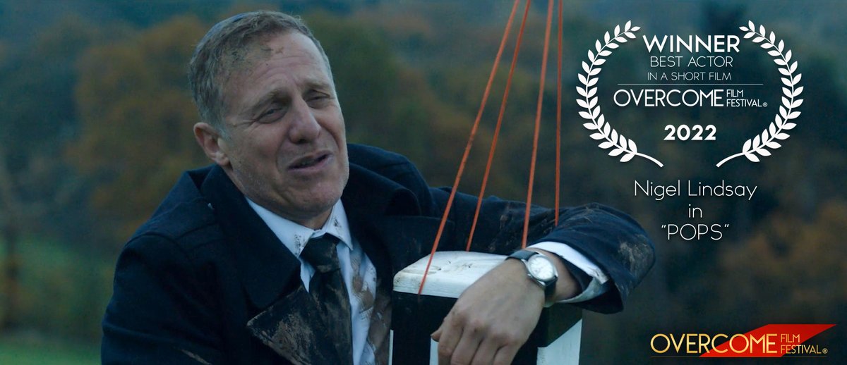 Congrats to the legend that is <a href="/NigelLindsay1/">Nigel Lindsay</a> for winning the BEST ACTOR award at <a href="/OvercomeFest/">OvercomeFilmFestival</a> for his incredible turn in our film, Pops. So well deserved 👏🎈