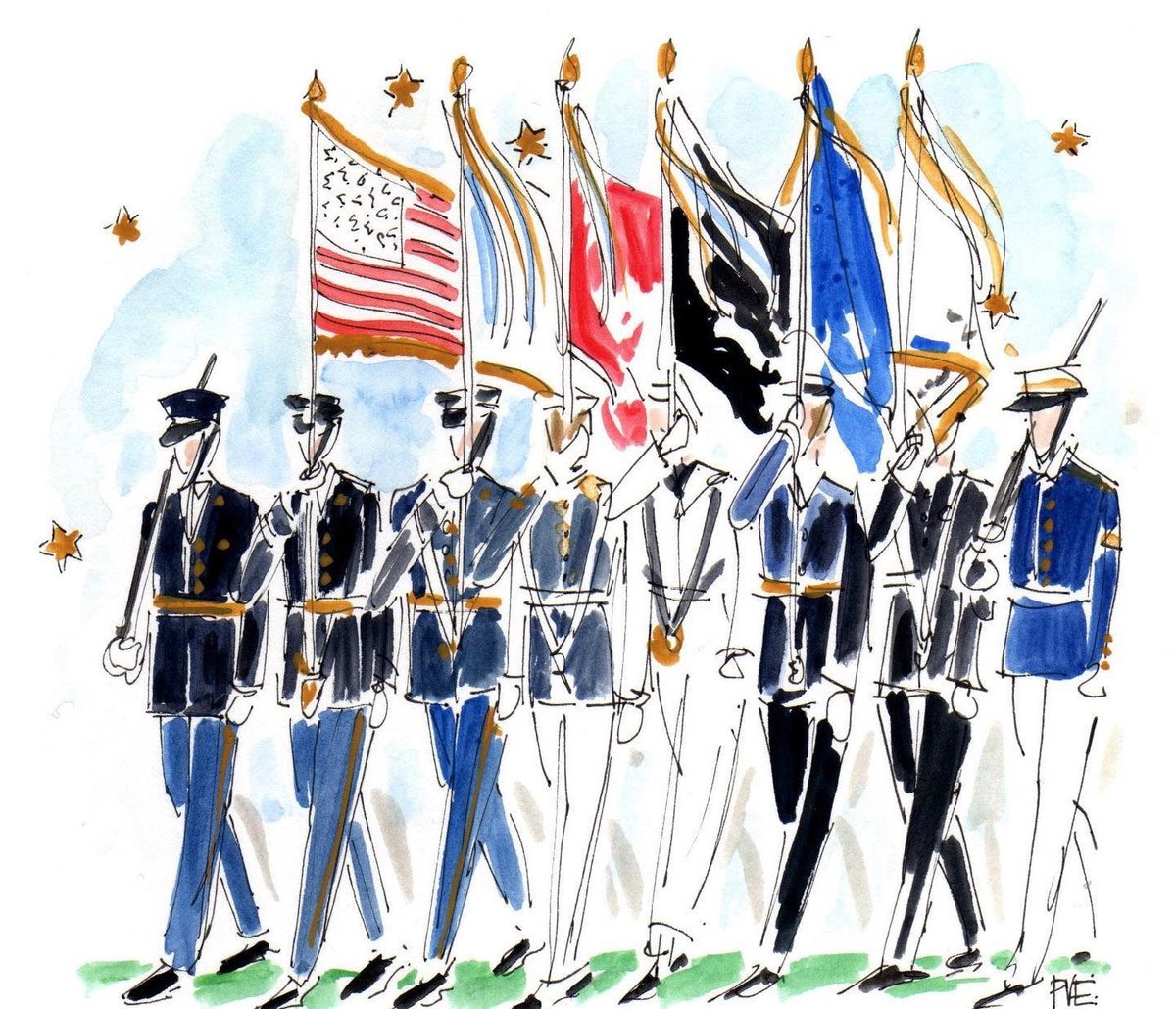 Honoring All Who Served 

Illustration by: <a href="/pvedesign/">patricia van essche</a>