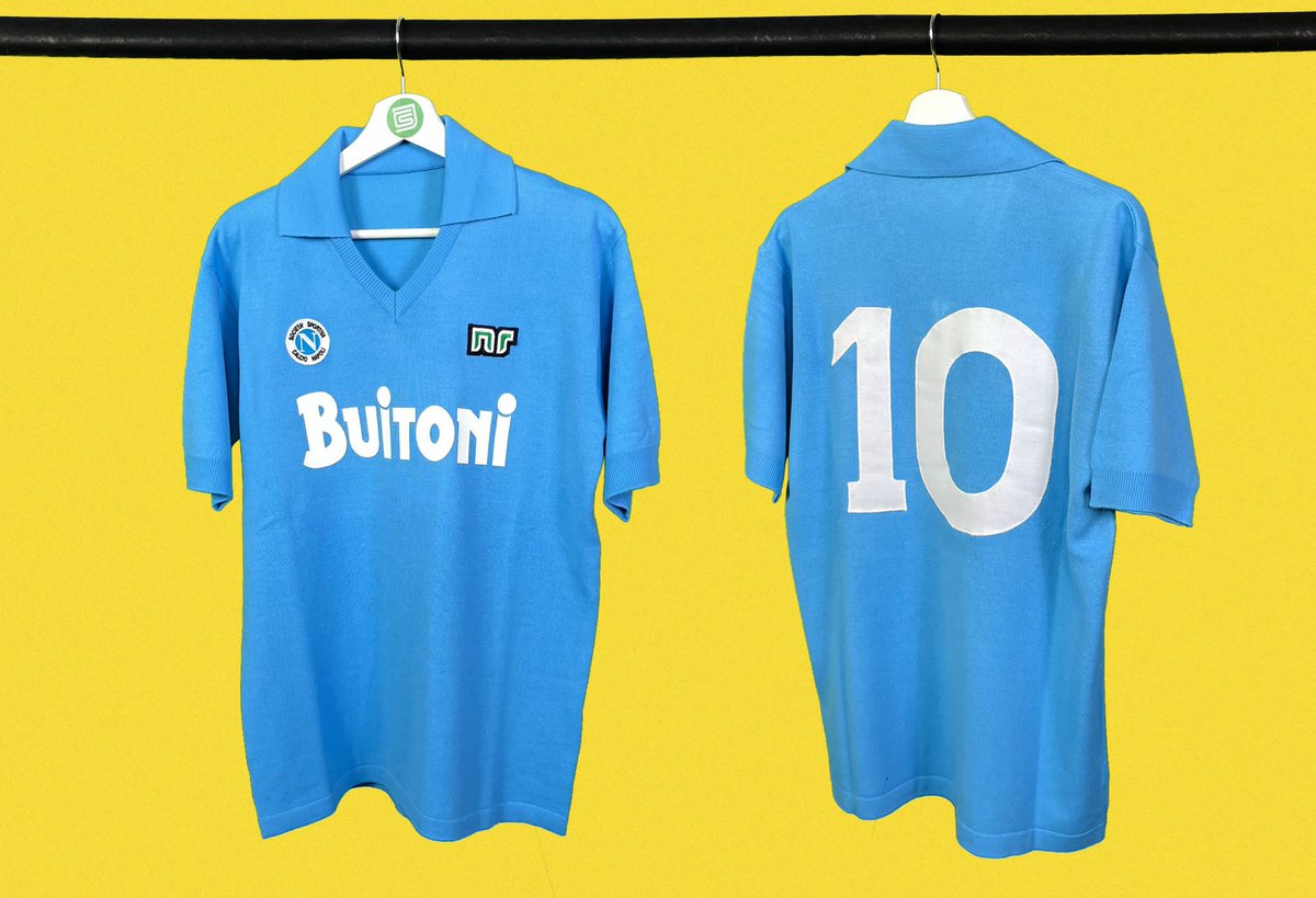 🚨Give Away - Maradona Napoli🚨

To win this gorgeous Ennerre reissue Napoli 86/87 shirt courtesy of <a href="/classicsoccerjs/">RB - CSJ / 90 Vintage Football Store</a> simply follow <a href="/TheyThinkKits/">They Think Kits All Over</a> and <a href="/classicsoccerjs/">RB - CSJ / 90 Vintage Football Store</a> like, retweet and tag a friend along with your size. 

Closes Monday 14th Nov 9pm