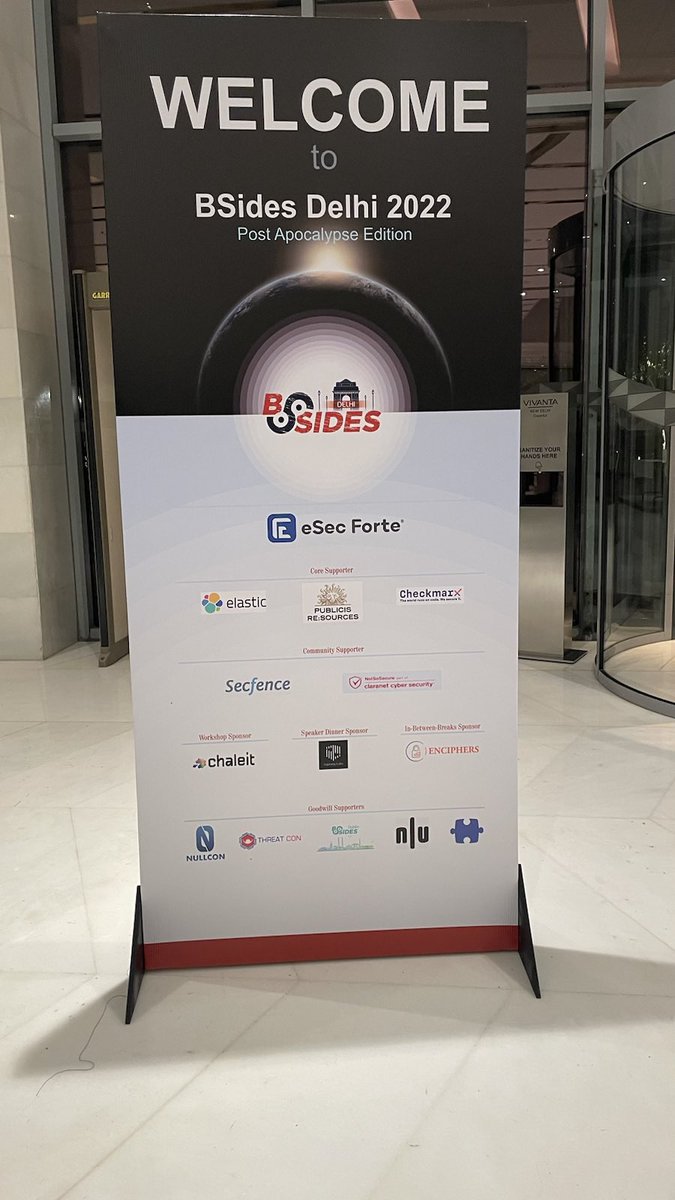 null0x00's tweet image. Thank you, @bsidesdelhi, for making us your goodwill partner! #bsidesdelhi #nullcommunity #nullcomm #nullopensecurity