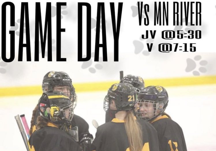 mehshockey's tweet photo. Game Day! The Cougars host MN River in our home opener tonight! #MTB #KADEA https://t.co/dxuNMIDcF2