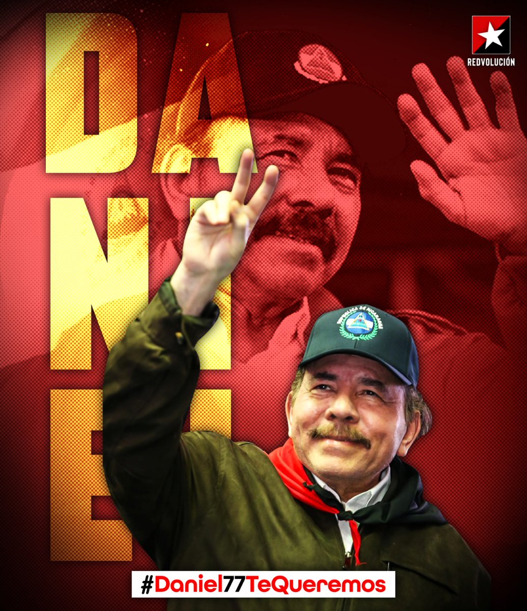 Felicidades Comandante Daniel, gracias por encabezar desde joven la lucha por una Nicaragua libre y soberana, gracias por su ejemplo de firmeza, usted es de los imprescindibles
#Daniel77TeQueremos
