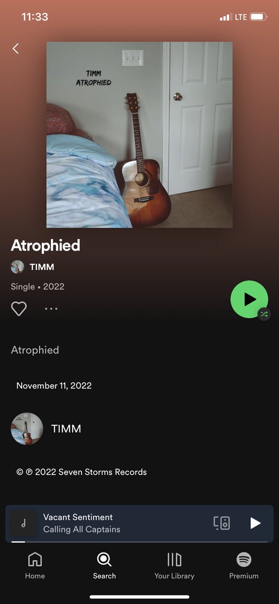 mancalledtimm's tweet photo. HERE IT IS PEOPLE!! My debut single “Atrophied” by me, TIMM is out now!! https://t.co/PjC7YYJEM4 https://t.co/LBcFnRiREd