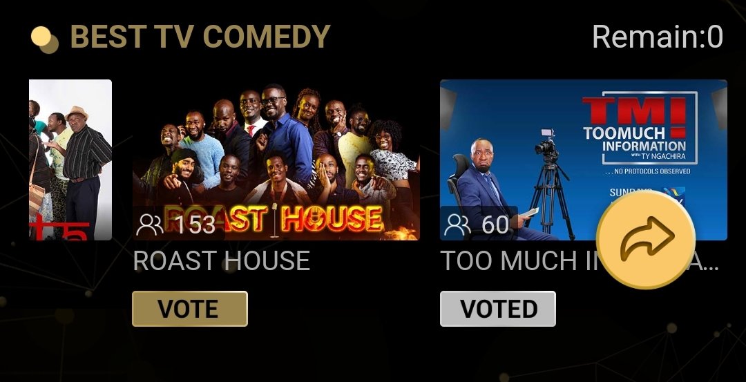 TMIwithTy's tweet photo. 3. Select 'Television' and scroll down to 'BEST TV COMEDY'
4. Vote for Too Much Information with Ty Ngachira
5. Share widely

Link:  https://t.co/vZco6lPDBu
#KalashaAwards2022 #TMIwithTy https://t.co/vantKg1gN8