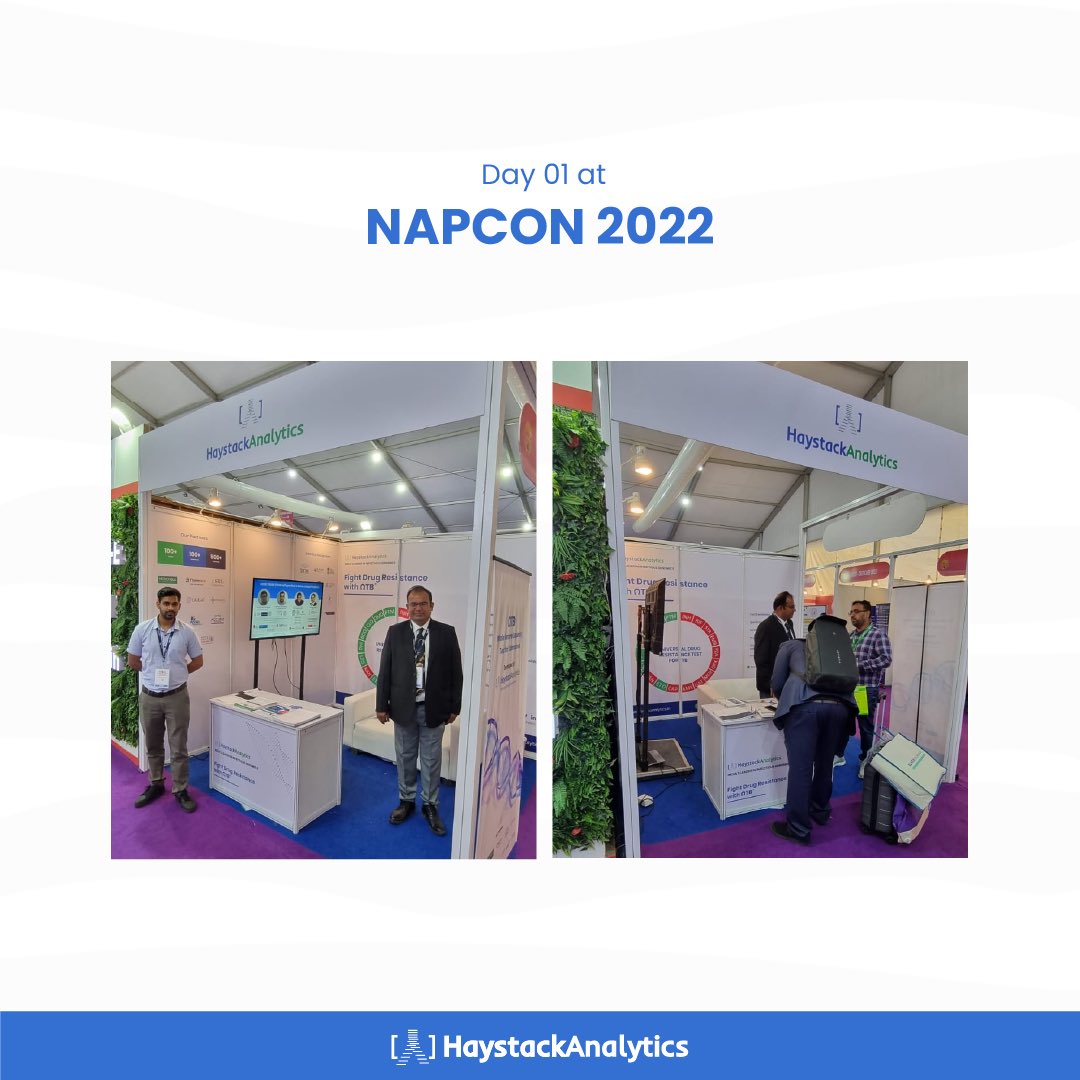 We are delighted to be connecting in person with the best in the fraternity. 
In the frame: Dr. Aparna Bhanushali, Head-Growth and Scientific Support at HaystackAnalytics Pvt Ltd and Dr. Rajendra Prasad, Chairperson of the Advisory Board, HaystackAnalytics