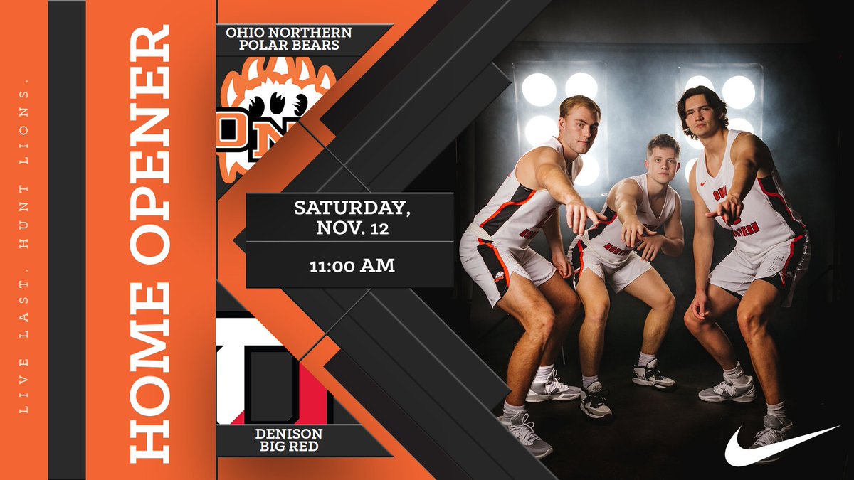ONU Basketball (@onu_hoops) on Twitter photo Home Opener Tomorrow!! We need King-Horn rockin' at 11am. Then go check out <a href="/onumsoccer/">ONU Men's Soccer</a> at 1, and <a href="/OhioNorthernFB/">Ohio Northern Football</a> at 230! #LLHL #PBP Home Opener Tomorrow!! We need King-Horn rockin' at 11am. Then go check out <a href="/onumsoccer/">ONU Men's Soccer</a> at 1, and <a href="/OhioNorthernFB/">Ohio Northern Football</a> at 230! #LLHL #PBP