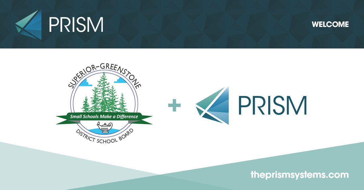 thePRISMSIS's tweet photo. Prism proudly welcomes Superior-Greenstone District School Board (https://t.co/58IVIwMRjL)! Making education goals better for faculty and students!
#education #elearning #learning #ontario #prism https://t.co/VXXGtkabWx