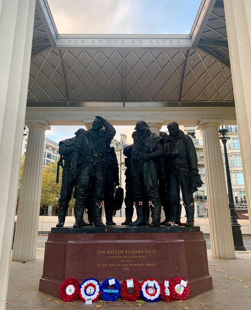 We honour those who have served, continue to serve and have sacrificed for our freedom. We will forever remember.

Photograph is of the Royal Air Force Bomber Command Memorial in Green Park opposite the Royal Air Force Club.

#LestWeForget
#RoyalAirForceClub
#Remembrance