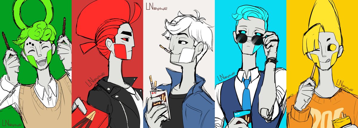 lightnya12's tweet image. 11.11 빼빼로데이 기념으로 텐텐 낙서
(수정해서 재업로드😭)
#NoStraightRoads #NSR #NSR1010