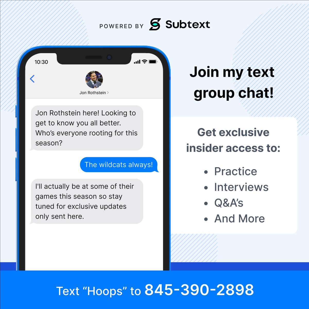 JonRothstein's tweet photo. I'll be texting my thoughts throughout today's games on @joinsubtext!
Don't miss out. Sign up for the free trial:
https://t.co/y1tEnM7thE
#SubtextPartner https://t.co/yFs82NbG3r