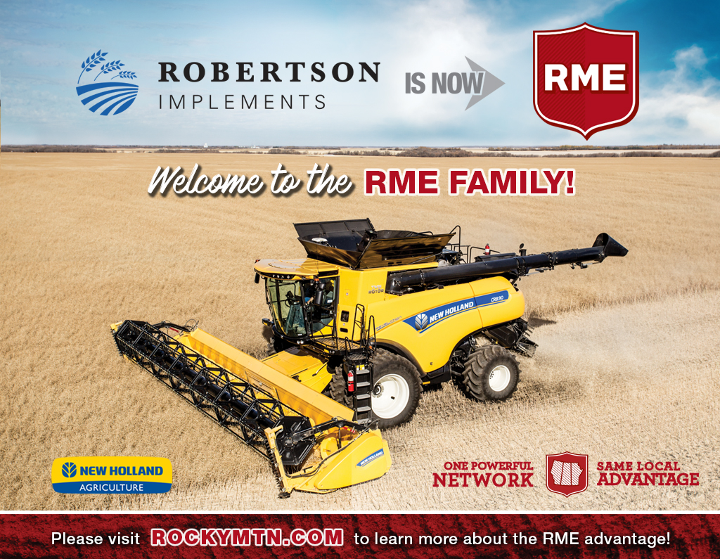 RME welcomes 10 new locations across Western Canada to our powerful dealer network. Through the acquisition of Robertson implements RME adds eight New Holland dealerships in Alberta and Saskatchewan. More: rockymtn.com/robertson/ . . #RME #Robertson #Acquisition #NewLocations