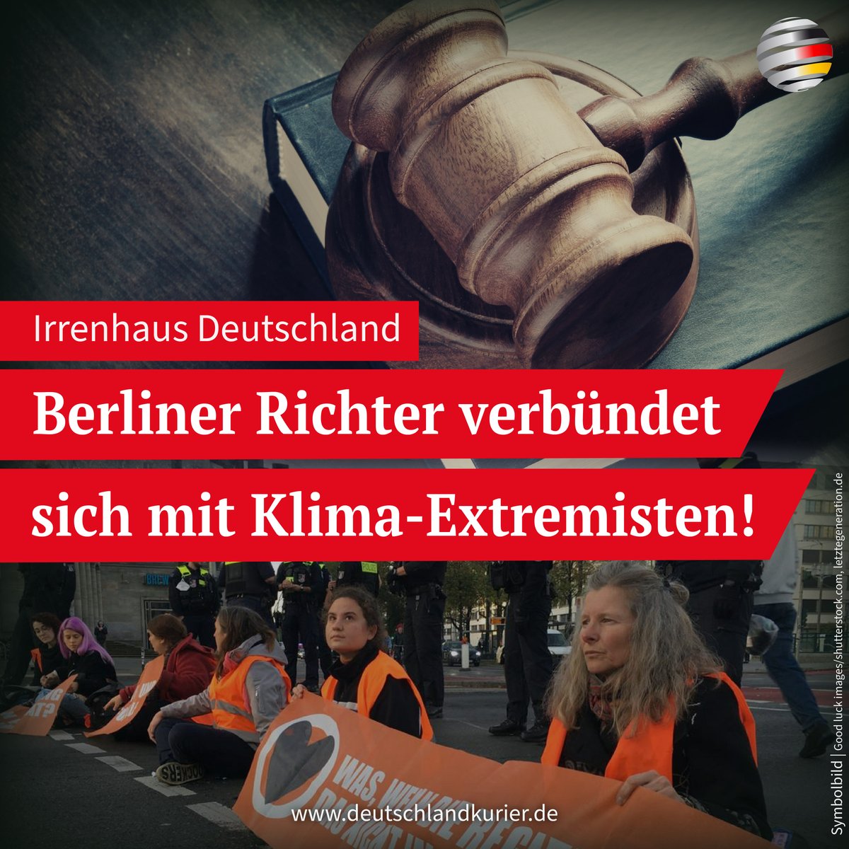 Deutschland Kurier On Twitter Dass Eine Klima Kleberin Stundenlang 