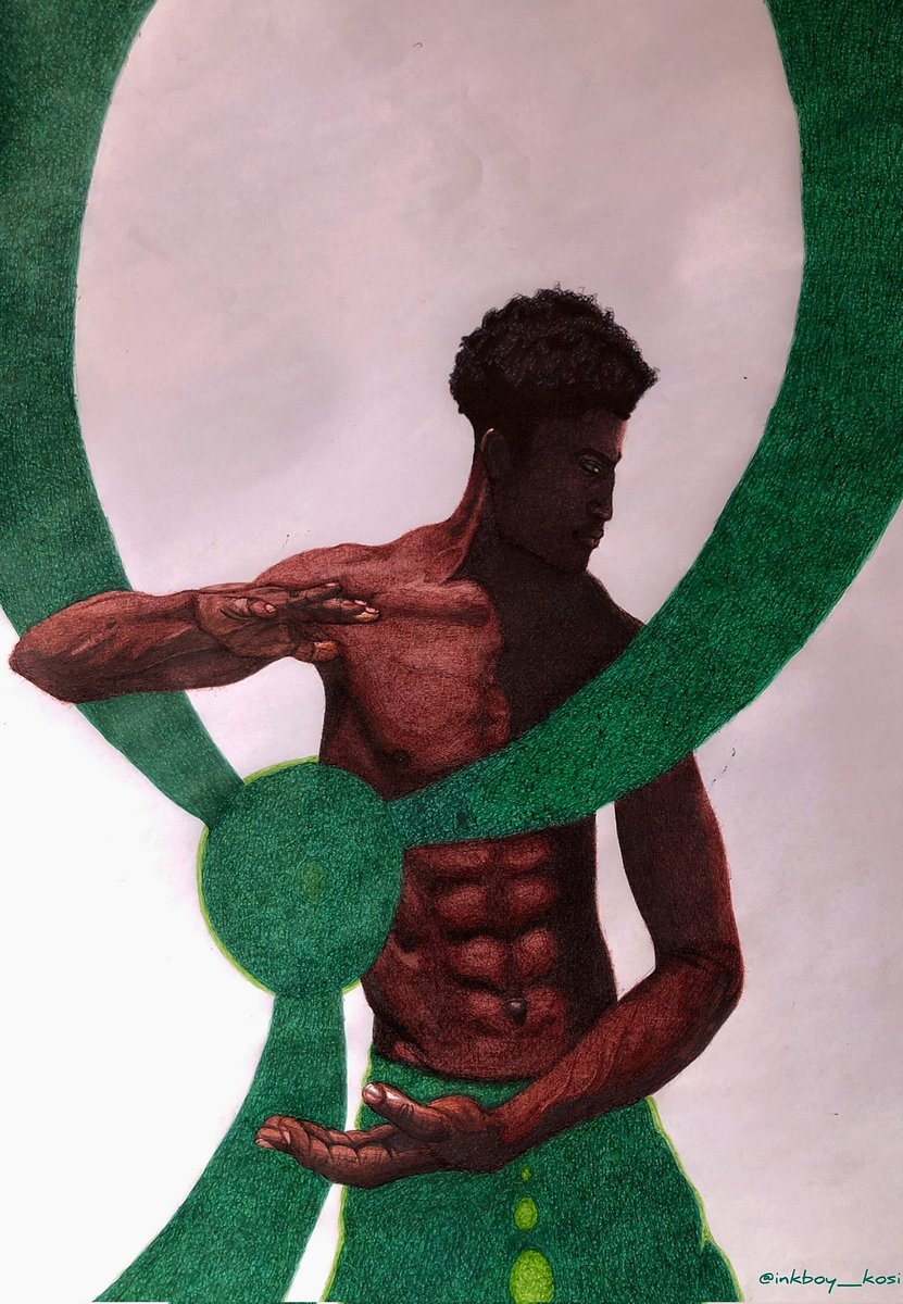 chinekosi's tweet photo. HONE YOUR GIFT [2022].
created with Ballpoint pens on paper. 
.
.
Quite personal and has a bit of a back story to it. https://t.co/RJyTaGeSIf