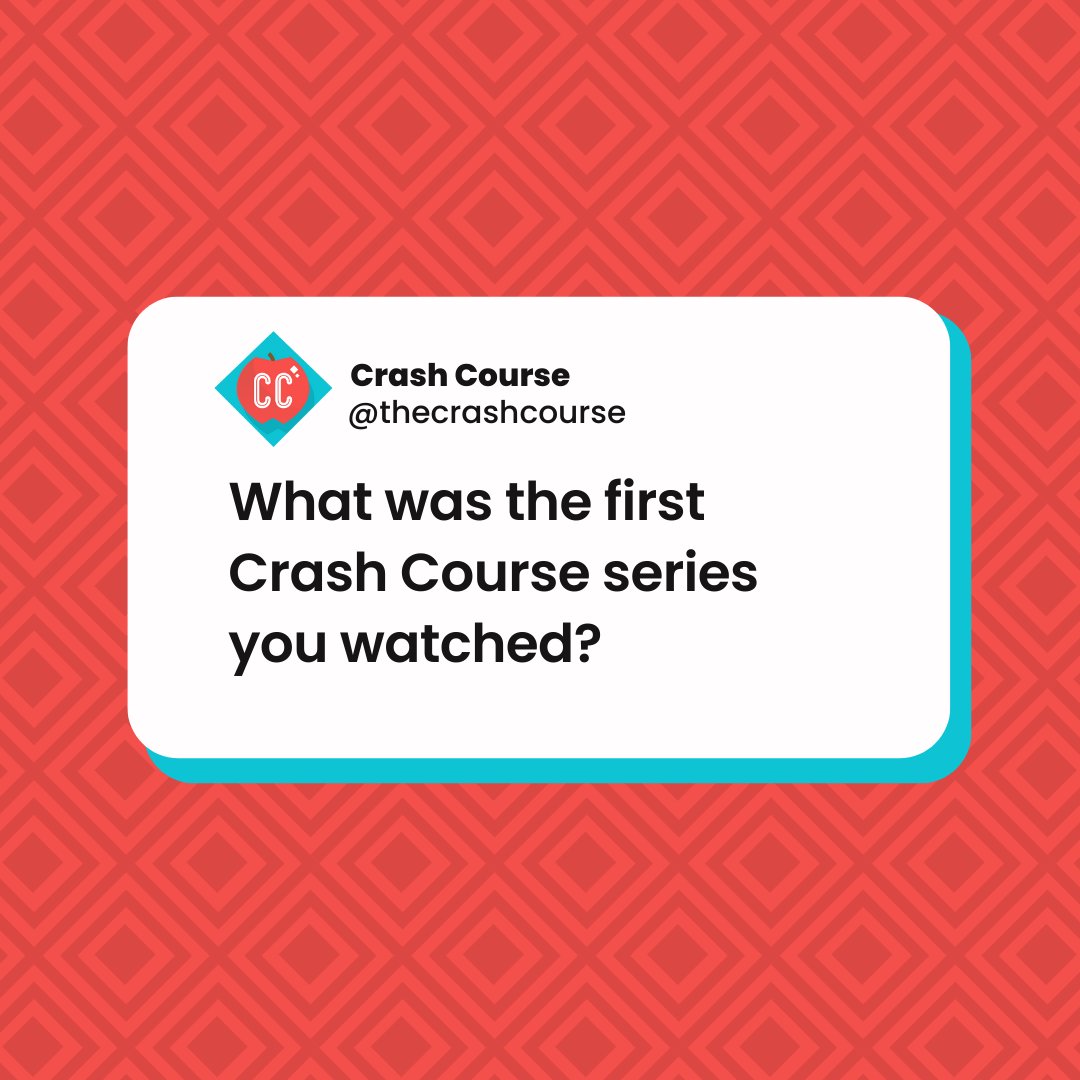 CrashCourse tweet media