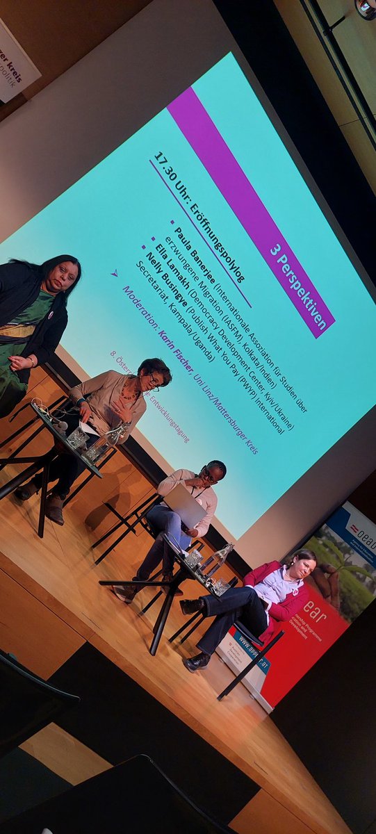 Opening Panel of the 8th Austrian Development Conference 2022
Theme: Global Inequalities 
 Opening Panel on "Understanding, Global Inequalities, Covid19, War &amp; Violence" with speakers from 🇮🇳 🇺🇬🇧🇷

📍 University of Linz