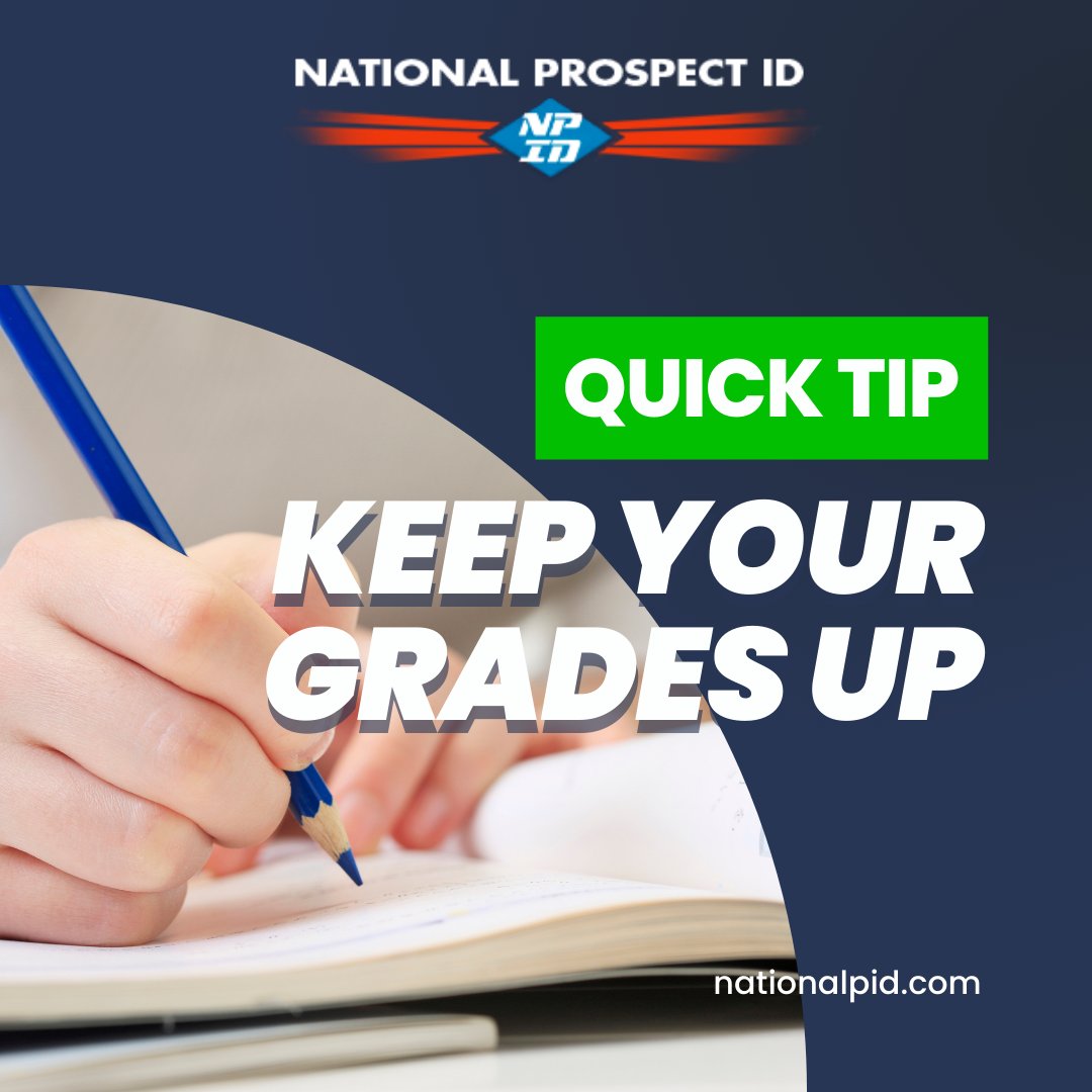 ProspectID_'s tweet image. Remember that GPA is extremely important if you want to be recruited and receive a scholarship. Competition is fierce, and the higher your GPA the more attractive of a recruit you are.

Get verified here. ➡️ bit.ly/3F2w7KL      

#NPID #ProspectID #recruit