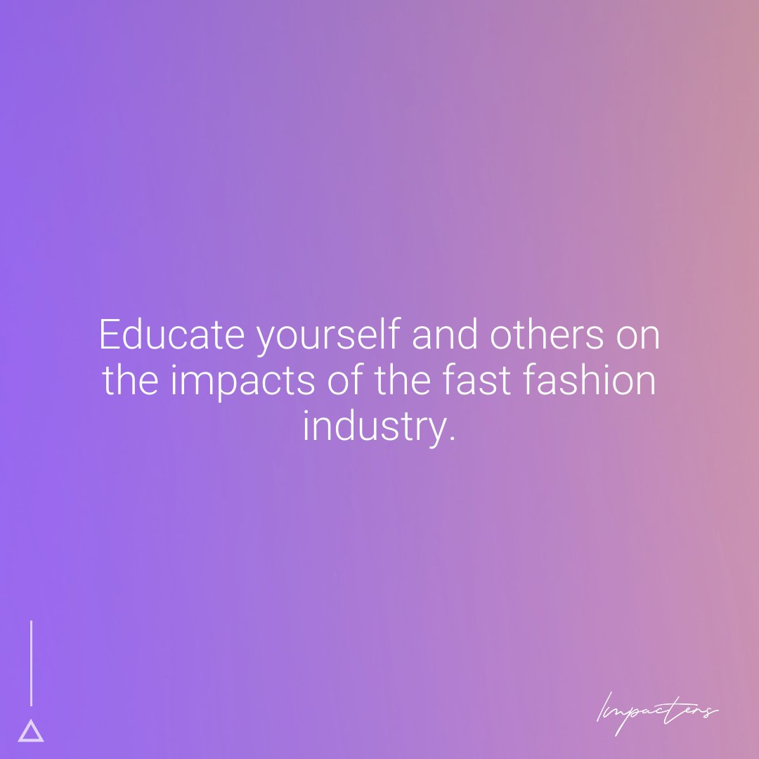 forimpacters's tweet photo. We live in a fast-paced society where “now” is the most important.

Many people shop impulsively, buying whatever catches their eye at that moment, often leading to purchases low in quality and don’t last. 🗑️

🌏 Head on over to https://t.co/Aala5EUfPg for sustainable pieces! https://t.co/Rae1FyJL0g