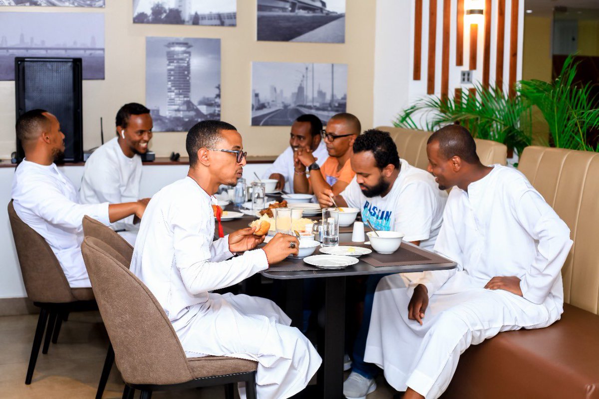 I am always humbled by how my brothers turn up to my events whenever I invite them. Today’s lunch at <a href="/HotelMokkaCity/">Hotel Mokka City</a> by <a href="/AsmaliMedia/">Asmali Media, Events & PR™️</a> was huge success. Thank you <a href="/Gamalbrb/">Gamal Jamil</a> <a href="/Moha001_Onyango/">MUHAMMAD ONYANGO</a> <a href="/heshamkeeni/">Hesham Hassan</a> <a href="/Capiii_/">h.salah</a> <a href="/fuwadii/">Fahad</a> <a href="/alawiabdul/">Alawi</a> <a href="/LasetoAbdaz/">La’seto</a> <a href="/AwJeffers/">Mohamed Jaafar</a> <a href="/abdulahi_abdi2/">Abdulahi</a> &amp; others