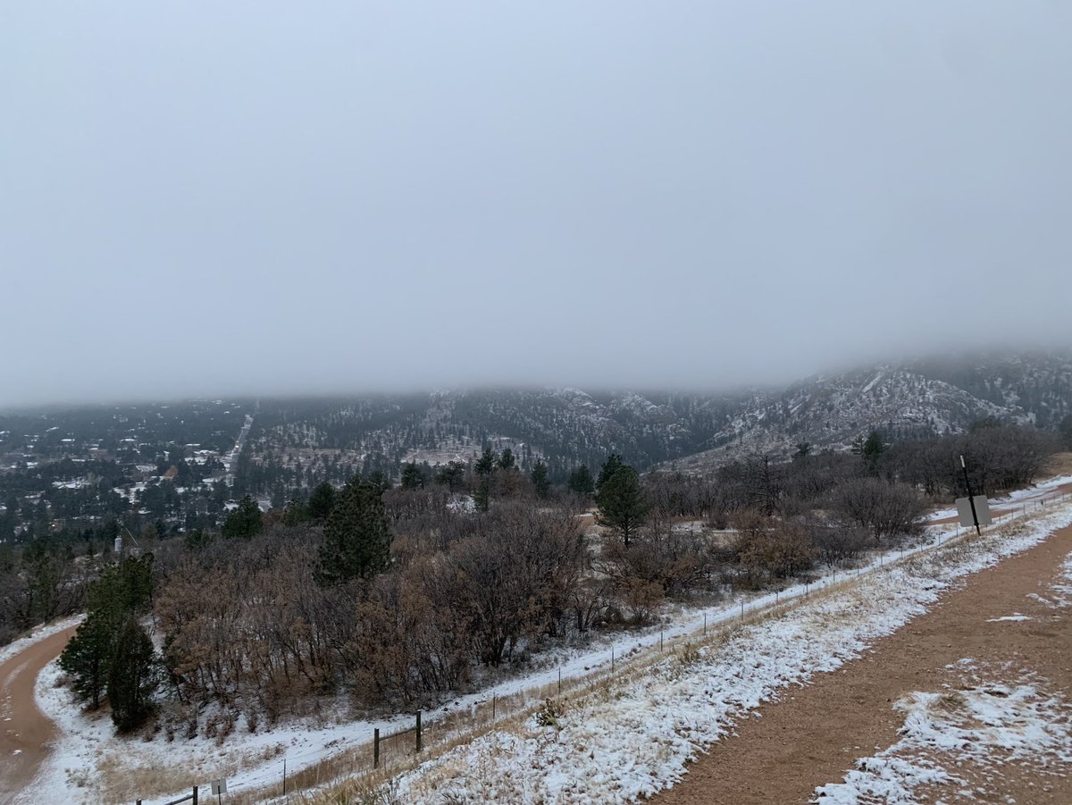 BorderlineMess's tweet image. Walking among the clouds this morning in #StrattonOpenSpace #ColoradoSprings
