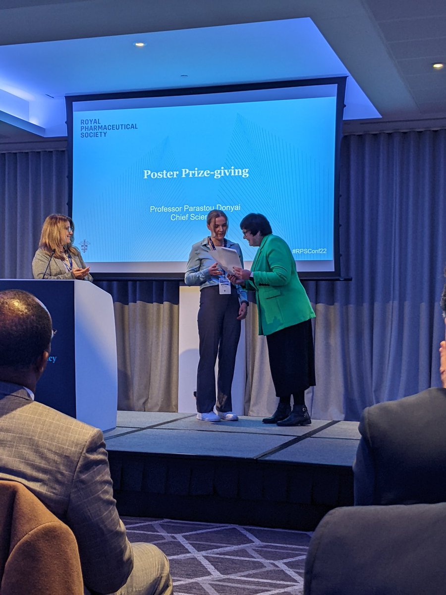 We had over 70 posters submitted for #RPSConf22 - lots of fab work!

Congratulations to our winners, 1st place <a href="/DrDianeAshiru/">Diane Ashiru, PhD</a>

Joint 2nd place Amy Dalziel and Eleanor Harvey