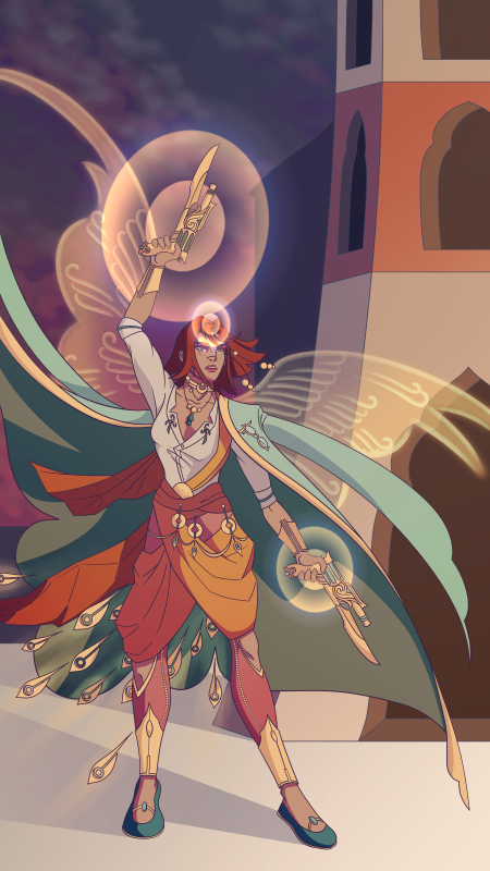 I've had my head down for a bit, working on this commissioned Kalara portrait for <a href="/AngelaSasserArt/">Angela R. Sasser | Fantasy Artist, Geek, Gamer</a>. It was a blast to draw Kalara and make a little reference to her secret identity! #exalted