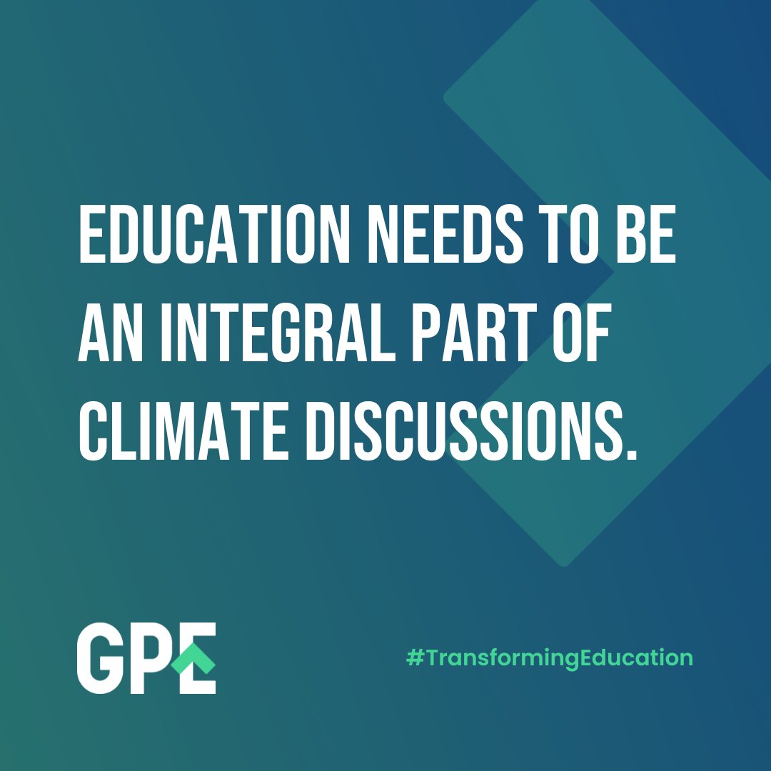 Global Partnership for Education tweet media