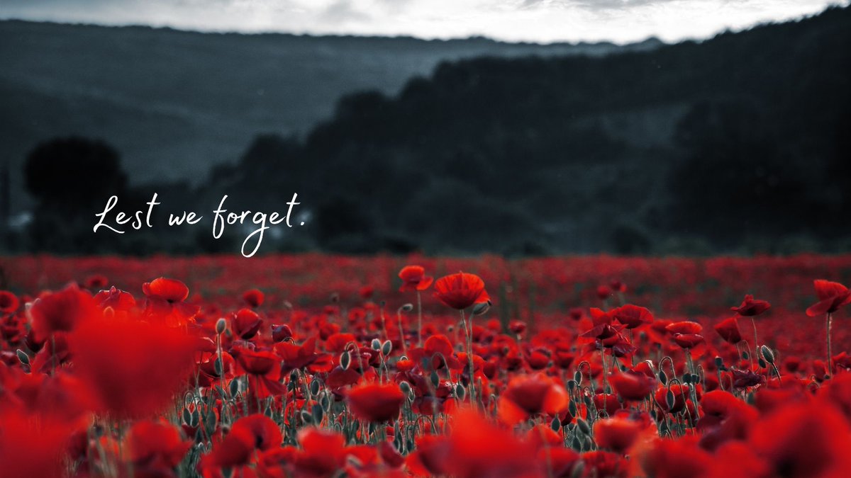 Today we remember those who gave their lives for the freedom we enjoy today. Lest we forget.