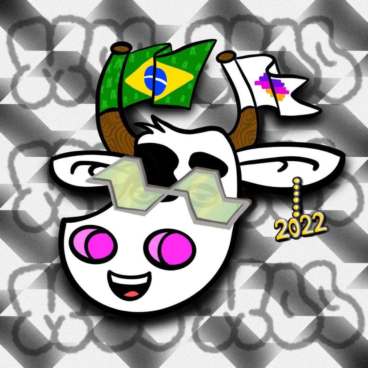 HEY MOOLAND! 🐮🤘

On the 24th, 25th and 26th of this month Moo will be at the <a href="/NFTSaoPaulo/">NFT Sao Paulo by Reiniscouple</a>  exhibition at the Museu da Imigração, for all ALGOFAM who attend will be entitled to a Moo POAP. ❤️‍🔥

1/2🧶