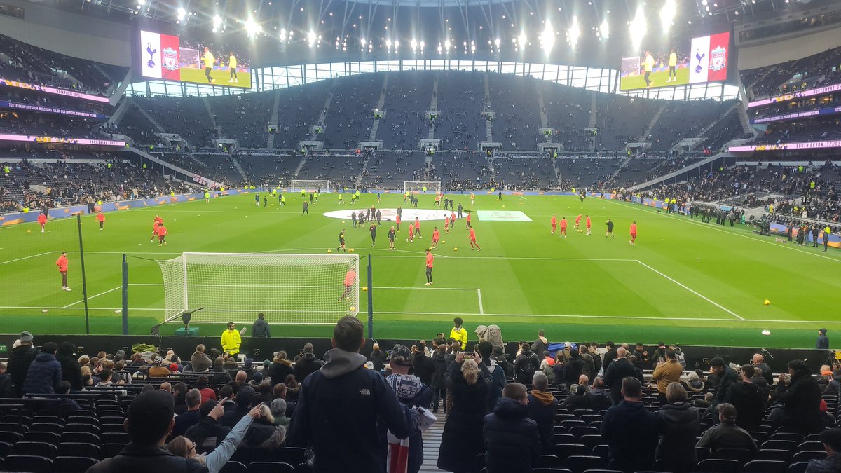 Garrethrobb's tweet photo. @HotspurTickets ticket spare for tomorrow, view from seat in picture end of row next to turnstile, must have CRN. Will take £35 way under FV https://t.co/Hwzmmpr4Ea