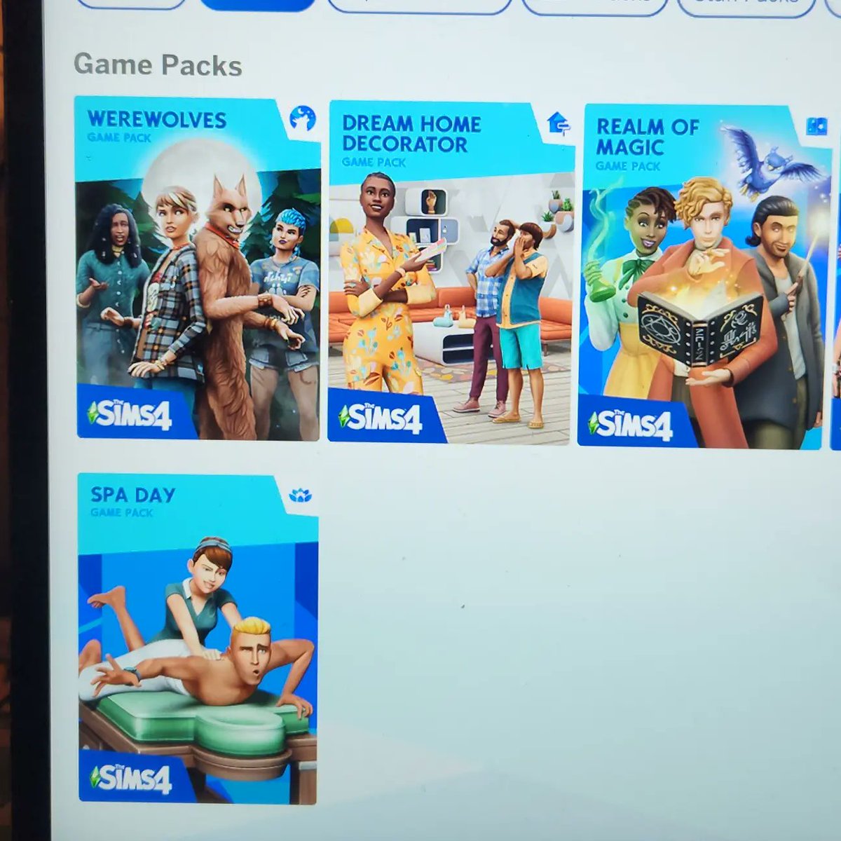 FairyGirlGam3r's tweet photo. All the Game Packs i have in The Sims 4 update

#fairy_girl_gamer #sims4  #sims4gameplay #sims4letsplay #gamer #gamergirl #simsgameplay #simsletsplay #thesims4 #simslife #simslife4 #simsstory #simsgamer #sims4letsplay #sims4gameplay #100babychallenge #gamepacks #sims4gamepacks https://t.co/2WwwW4X9nX