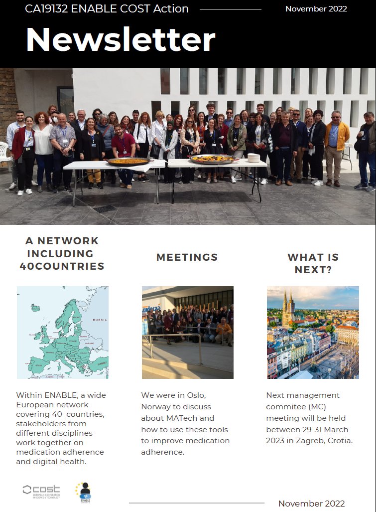 enableadherence's tweet photo. There is a newsletter for you 📩 Enjoy reading.
https://t.co/QGAEymEMJ3
#pharmacy #pharmacology #digitalhealth #medicationadherence #MAEI #primarycare https://t.co/yaSE4PCbaL