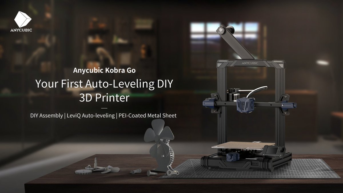 WillowCreativ's tweet image. Anycubic has a new autolevel 3D printer, the Kobra Go, and I can give away one!
To enter:
1. Follow me and @anycubic3dprint on Twitter
2. Add #anycubickobrago to your tweet or quote retweet
Two winners will be drawn on November 24 🎉
#anycubic #3dprinting