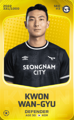 🎁#Giveaway #Sorare  6/12 Avec <a href="/khazarius29/">Khazarius Sorare</a> 

Pour participer et peu être gagner Kwon WAN👇

- RT &amp; ❤️
- Follow  <a href="/khazarius29/">Khazarius Sorare</a>   &amp; <a href="/Unpetitgiveaway/">Un Petit Giveaway ?</a>

⏳14/11 à 21h⌛️

#ETH #NFTGiveaway #Concours #Crypto #NFT #NFTProject  #SorareGiveaway #CryptoGiveaway