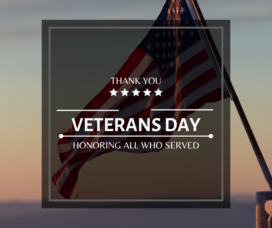 To all of the brave veterans who have served, we give many great thanks.