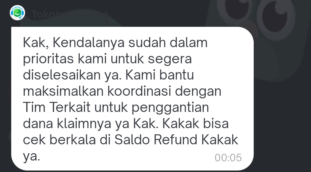 go2chan's tweet photo. @TokopediaCare ga jelas memang. Kemarin katanya tanggal 8 Nov refund diterima. Sampai sekarang gak ada kabar sama sekali kapan refund diterima. Kok begini pelayanannya @tokopedia https://t.co/7neN3J2TYU