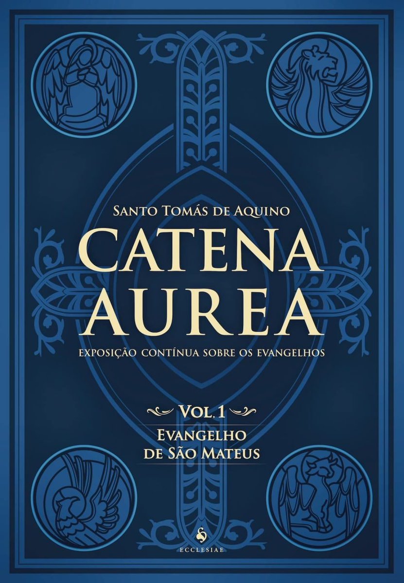 STomasAquino's tweet photo. Catena Aurea
por Santo Tomás de Aquino
Vol. 1: Evangelho de São Mateus
https://t.co/PBUk2YXUvH
Vol. 2: Evangelho de São Marcos
https://t.co/thmm0dClI6
Vol. 3: Evangelho de São Lucas
https://t.co/b6FR5JpANa
Vol. 4: Evangelho de São João
https://t.co/tdtjrSEHYn https://t.co/kI5FGCCKPv