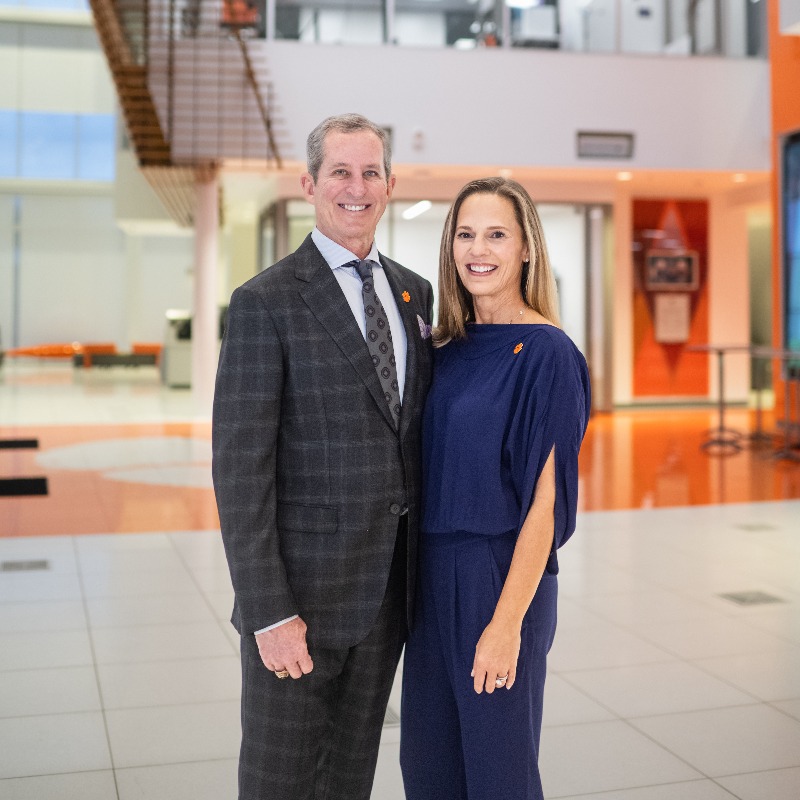 ClemsonUniv's tweet photo. Mark and Kathryn Richardson know how a college degree can forever impact a student’s life. That’s why their transformational $10 million gift supports scholarships for Clemson students. 

See how the Richardsons became our newest Academic Cornerstone Partner.