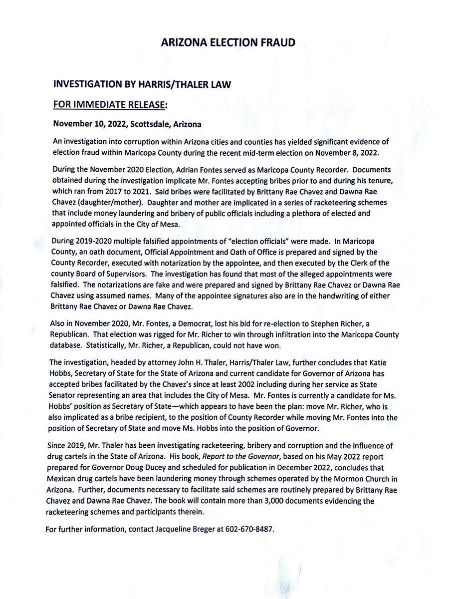Just so we are clear: AZ has two issues. First, phantom election workers on the Maricopa County payroll. Second, see below.