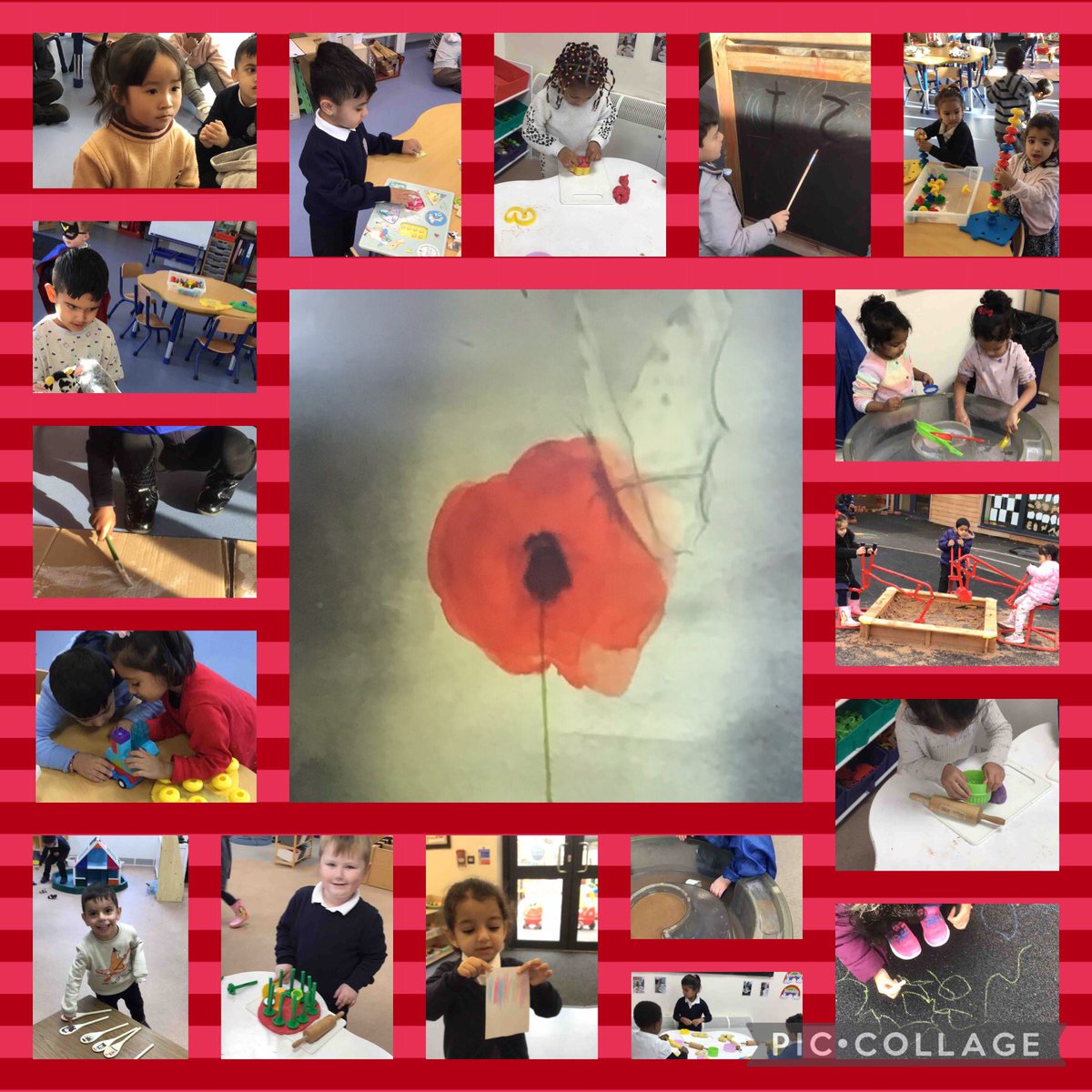 TraceyHerbert2's tweet photo. A very busy week in Nursery @VicParkAcademy embracing all things currant buns and birthdays. Finished the week off with quiet reflection which made the Nursery team proud @VicAcademies #RoyalBritishLegion https://t.co/7hcBchSwlV