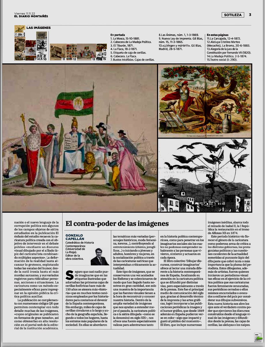 El suplemento cultural Sotileza de  <a href="/dmontanes/">eldiariomontanes.es</a> da hoy una magnífica cobertura a nuestro libro Dibujar discursos. Gracias! <a href="/unican/">Universidad de Cantabria</a> <a href="/EditorialUC/">Editorial UC</a> <a href="/unirioja/">Universidad de La Rioja</a>